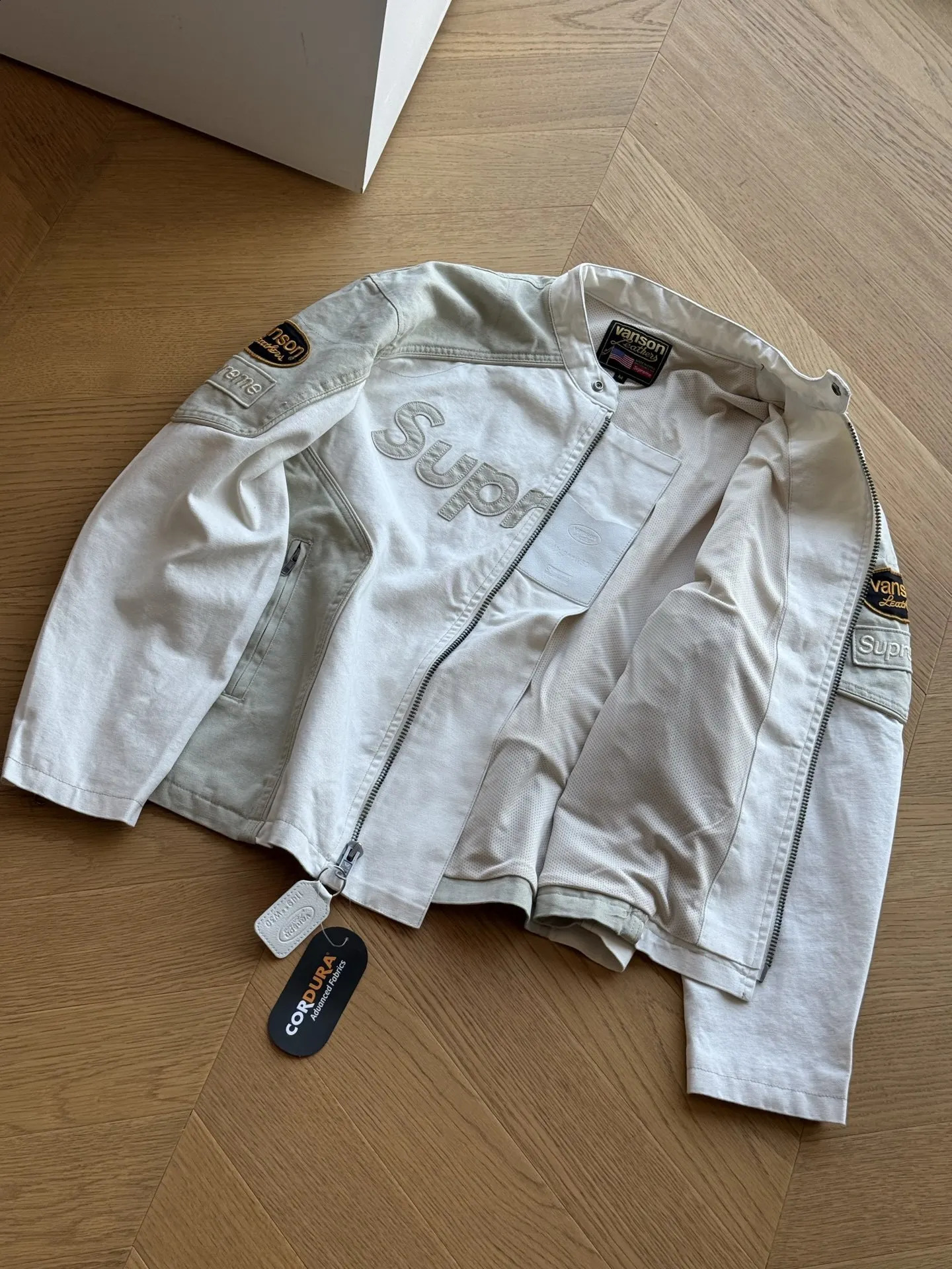 American retro trendy autumn and winter joint leather zipper splicing jacket for men and women 251023