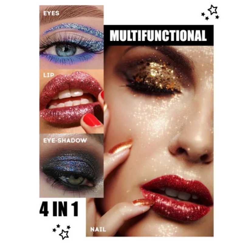 1PC Glitter Quick Drying Waterproof and Sweatproof Easy Makeup Removal Liquid Eyeliner Suitable for All Skin TypesL251024