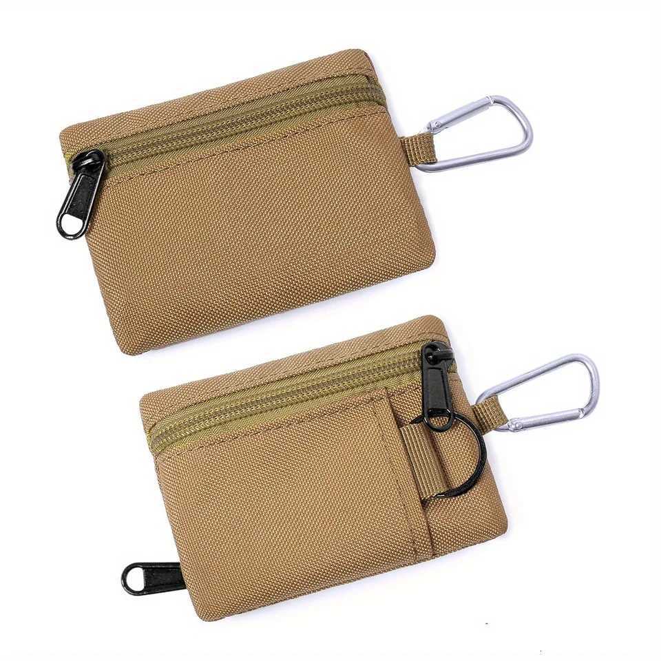 Outdoor Tactical Mini Coin Purse Key Bag Military Fan Outdoor Zipper Bag Sports Waist Bag Storage Accessory Bag One Pack Z251023