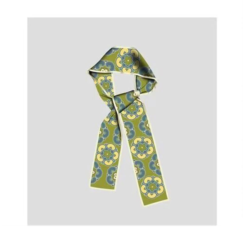 4. 8*120cm Dunhuang Themed Silk Scarf Ribbon Main Picture Decoration Craft Supplies For Party