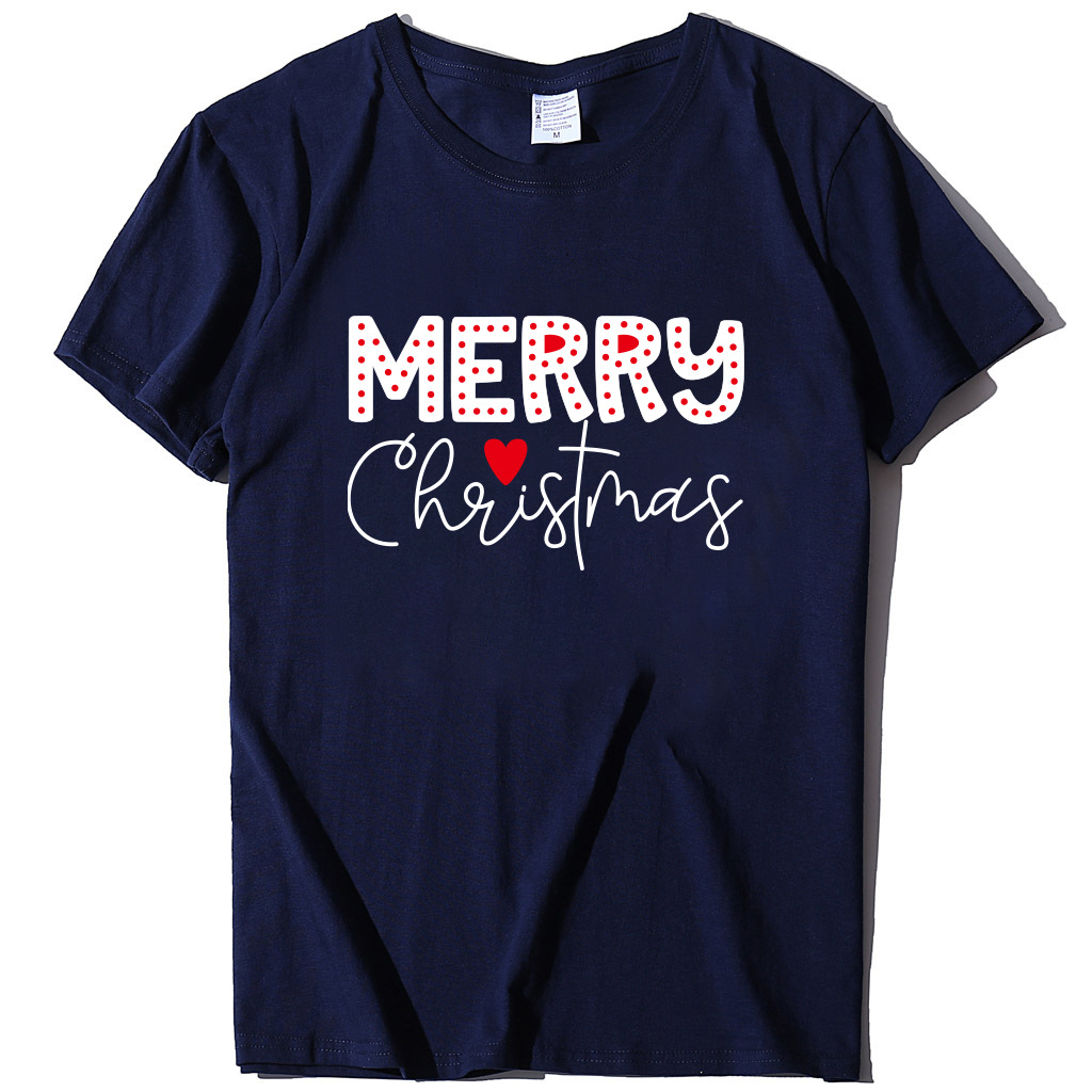 Customizable Multi-color Christmas Inspired T-Shirt Perfect Everyday Casual Outfit Choice