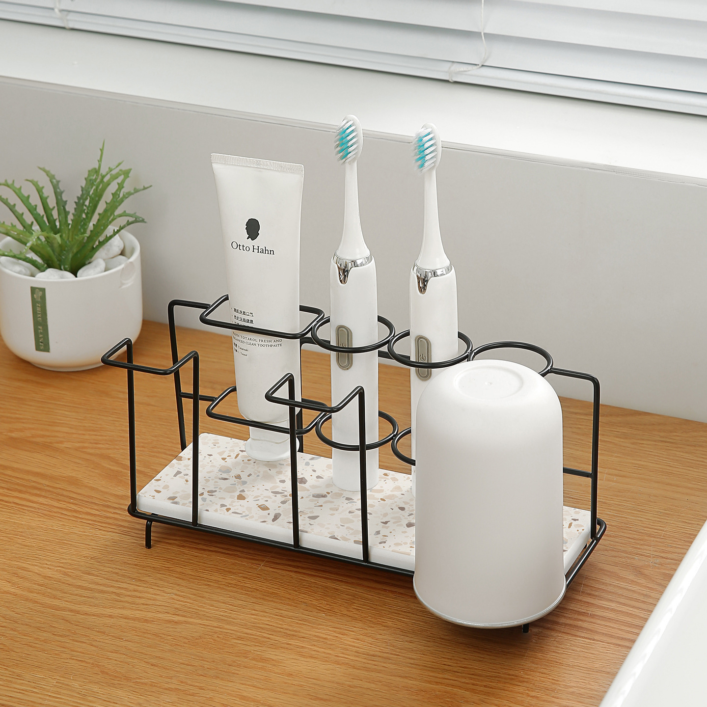 Diatomite Toothbrush Holder Storage Rack Shower Bathroom Corner Shelf Water Absorbent Toothpaste Toilet Diatomaceous Earth Stone 210322