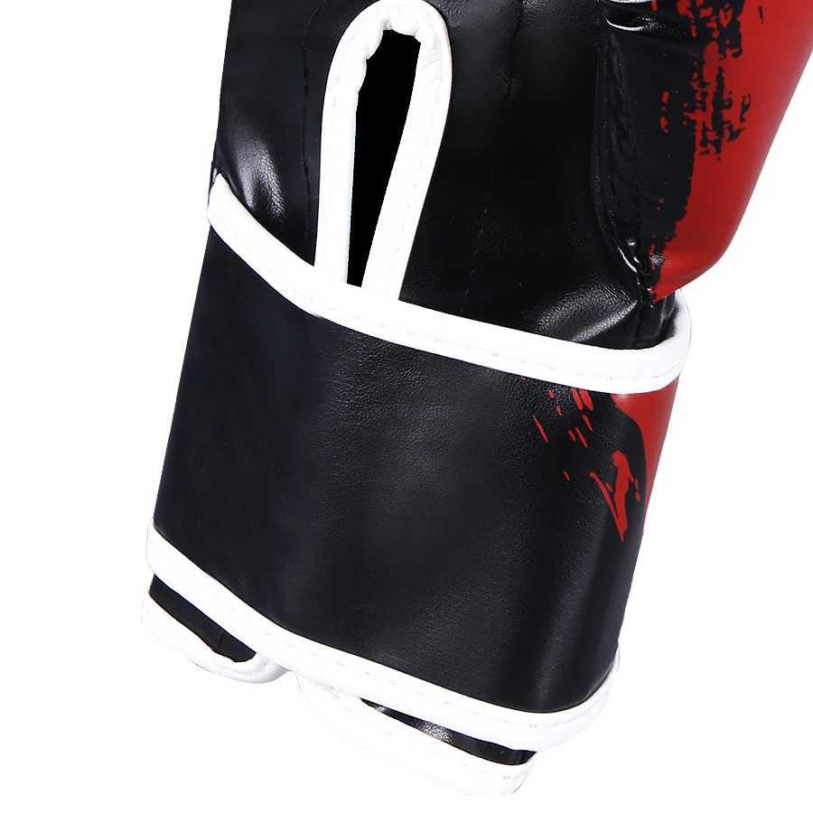 PU Kick Boxing Gloves for Men and Women Karate Muay Thai Free Fight MMA Sanda Training Adults 6 10oz Y251023