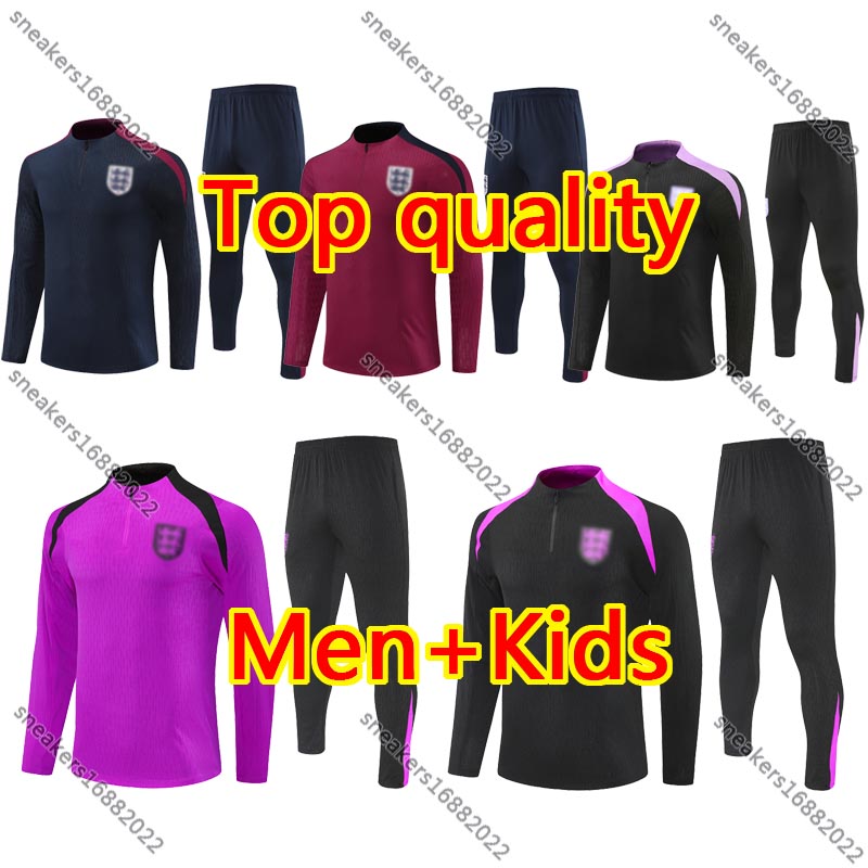 2025 26 England tracksuit 24 25 26 football training chandal WALKER RICE SAKA FODEN KANE BELLINGHAM MADDISON GREALISH MAINOO PALMER survetement men kids Soccer kit
