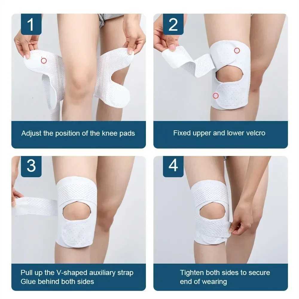 1PCS Elastic Sports Kneepad for Men Women Four Generations Joint Support Pressure Knee Pads Fitness Brace ProtectorW251024