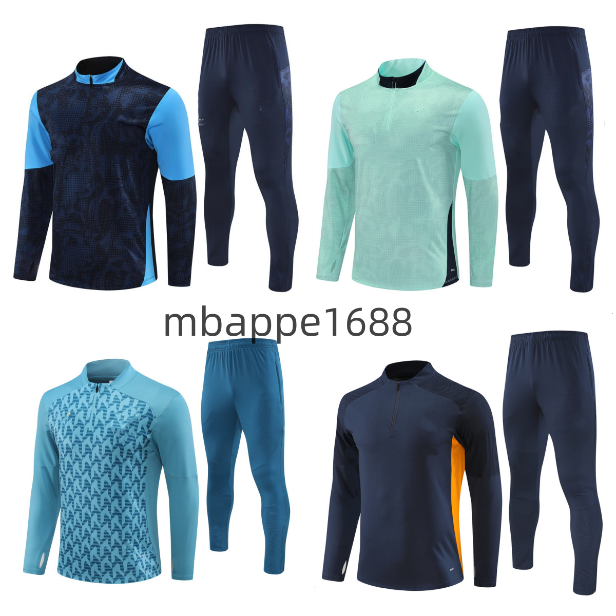 2025 26 MarseillesA Long zipper tracksuit soccer jacket sets Survetement OM maillot foot MILIK PAYET football jackets training suit jogging