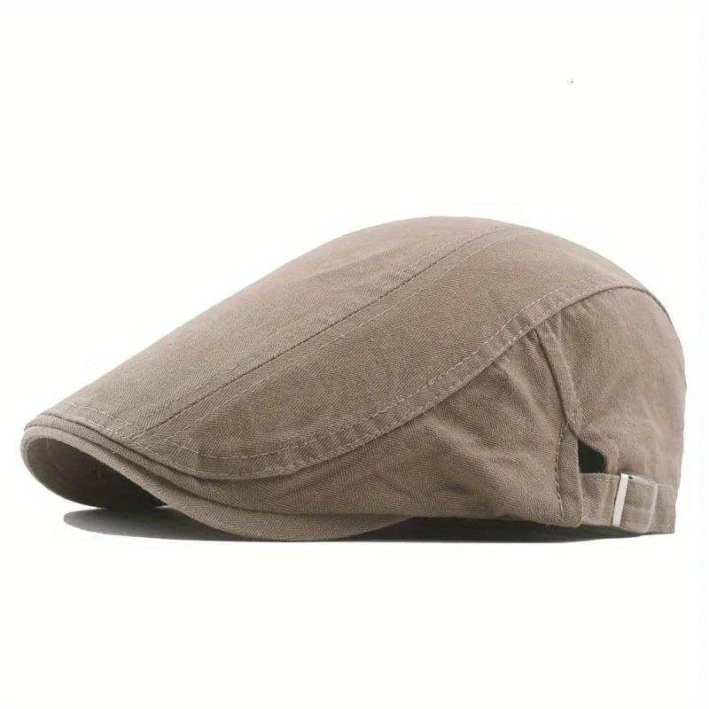 Mens Classic Cotton sboy Hat Vintage Cabbie Cap Mens Sun Protection Beret Hat 251021