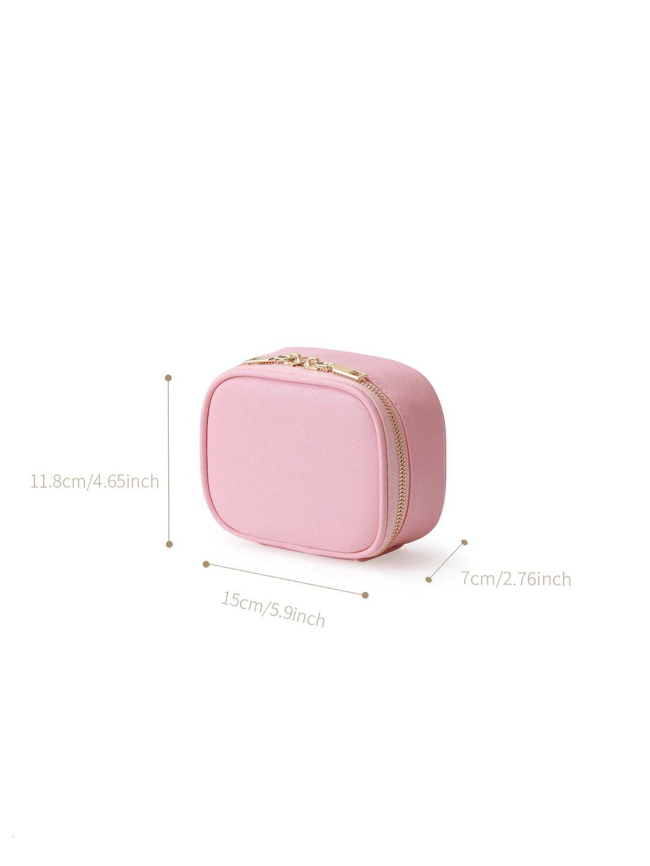 Rechargeable Travel Makeup Bag With LED Mirror Compact Touch Screen Tabletop Cosmetic Mirror 3 Colors LightT251024