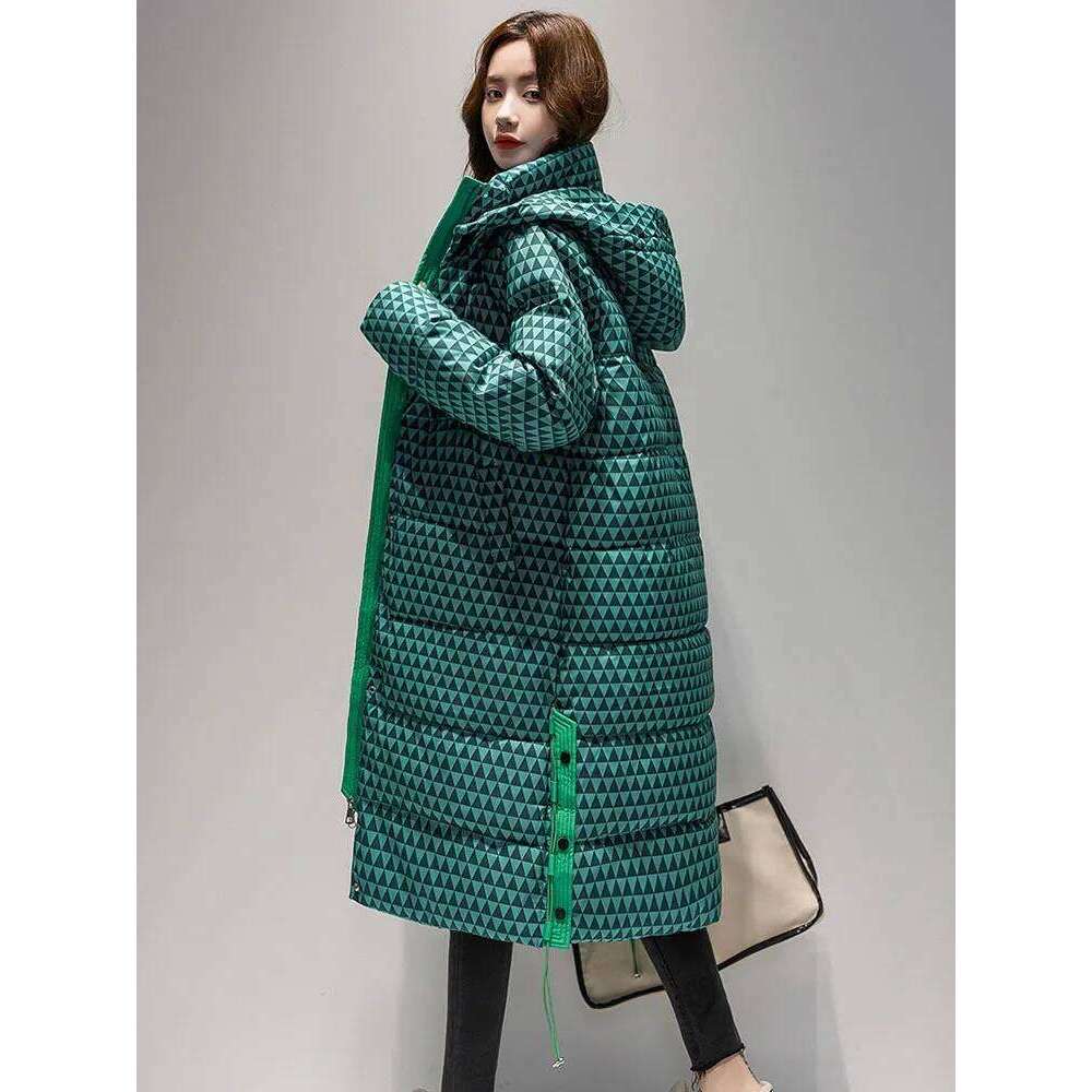 Snow Padded Warm Down Jacket Winter Women Waterproof Coat Oversized Thick Long Parkas Hooded Jaqueta Feminina