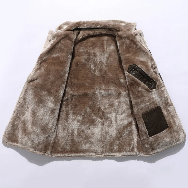 Leather Jacket Men Soft PU Jackets Male Business Casual Coats Man Jaqueta Masculinas Inverno Couro Large Size 4XL 251015