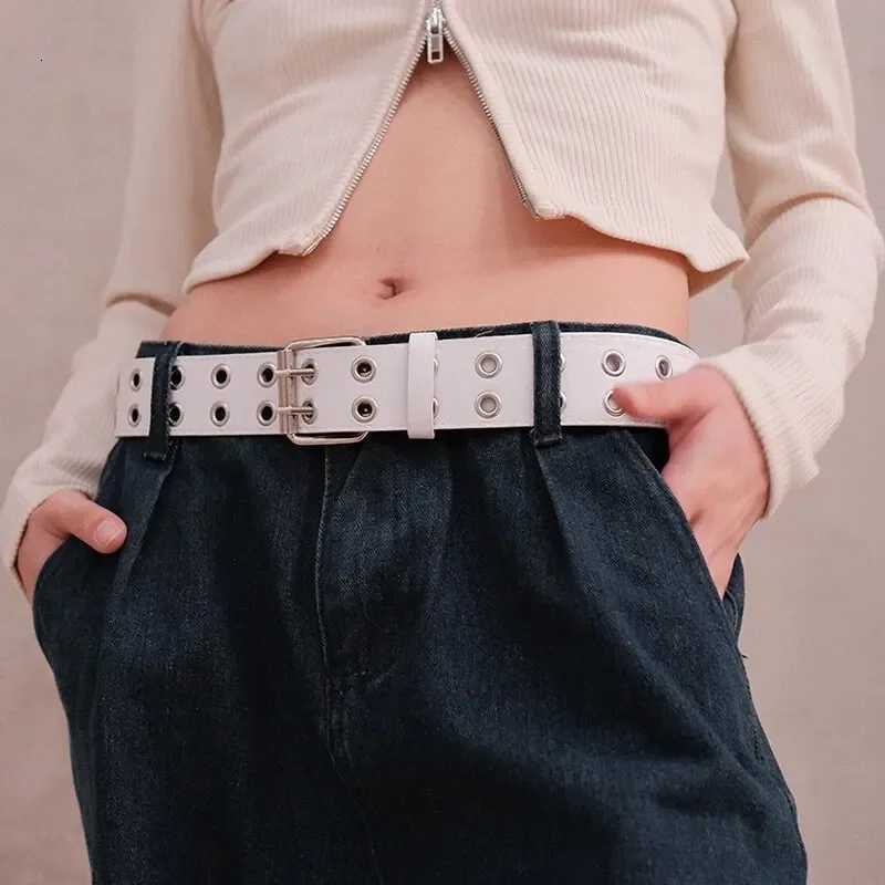 Ladies fashionable belt paired with jeans Gothic style studded decorative belt belt waist cinching belt daily wear W251024
