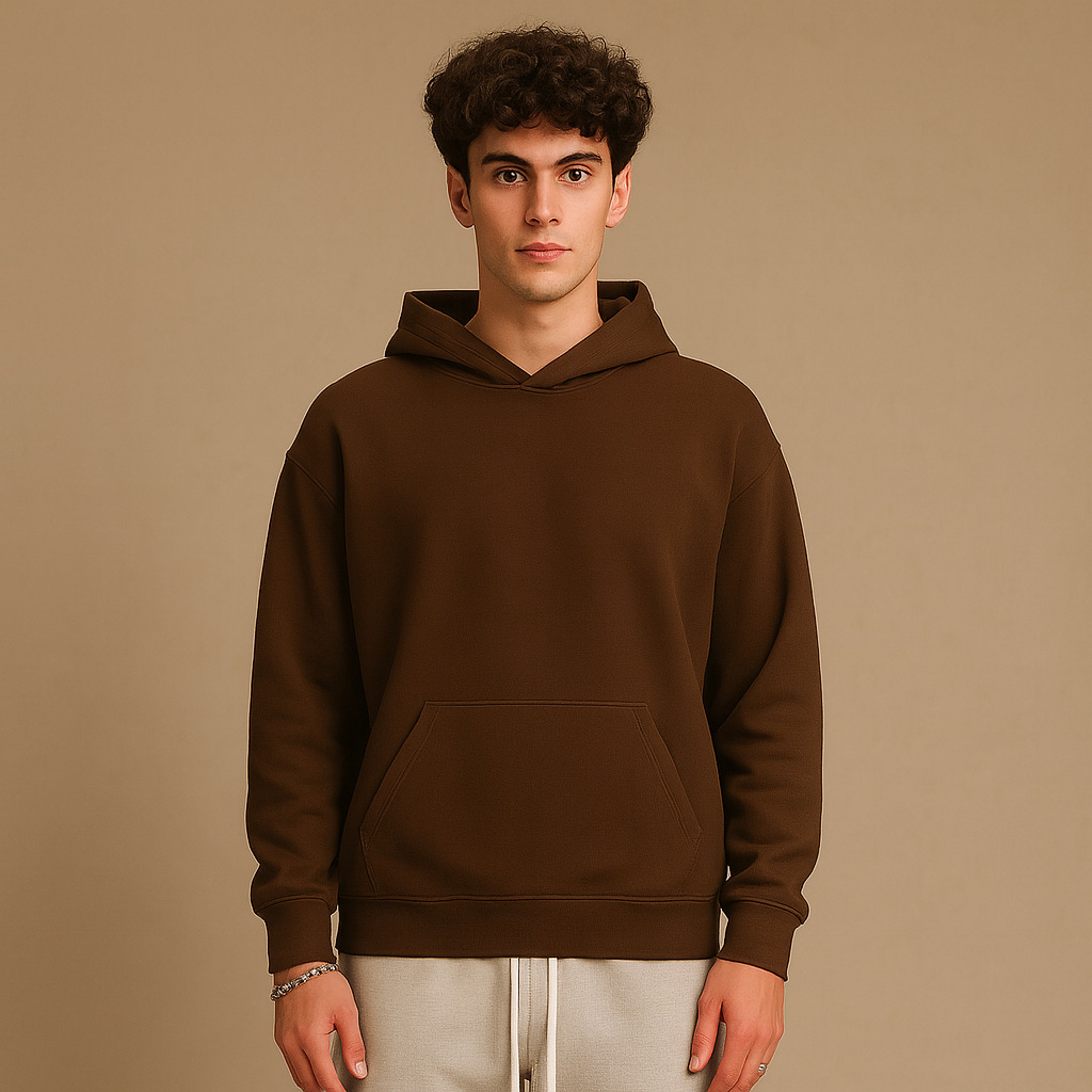 330g French Terry Pure Cotton Oversized Drop Shoulder Men's Designer Hoodie Jacket Tracksuit Men Polo Veste Coat Hoodie Blank Custom Oversize Hoo