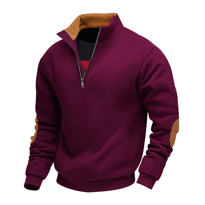 Cross-border Amazon TK Designer Hoodie Jacket Tracksuit Men Polo Veste Coat Hot-selling Autumn New Men's Casual Pullover Zipper Sweatshirt Henry 