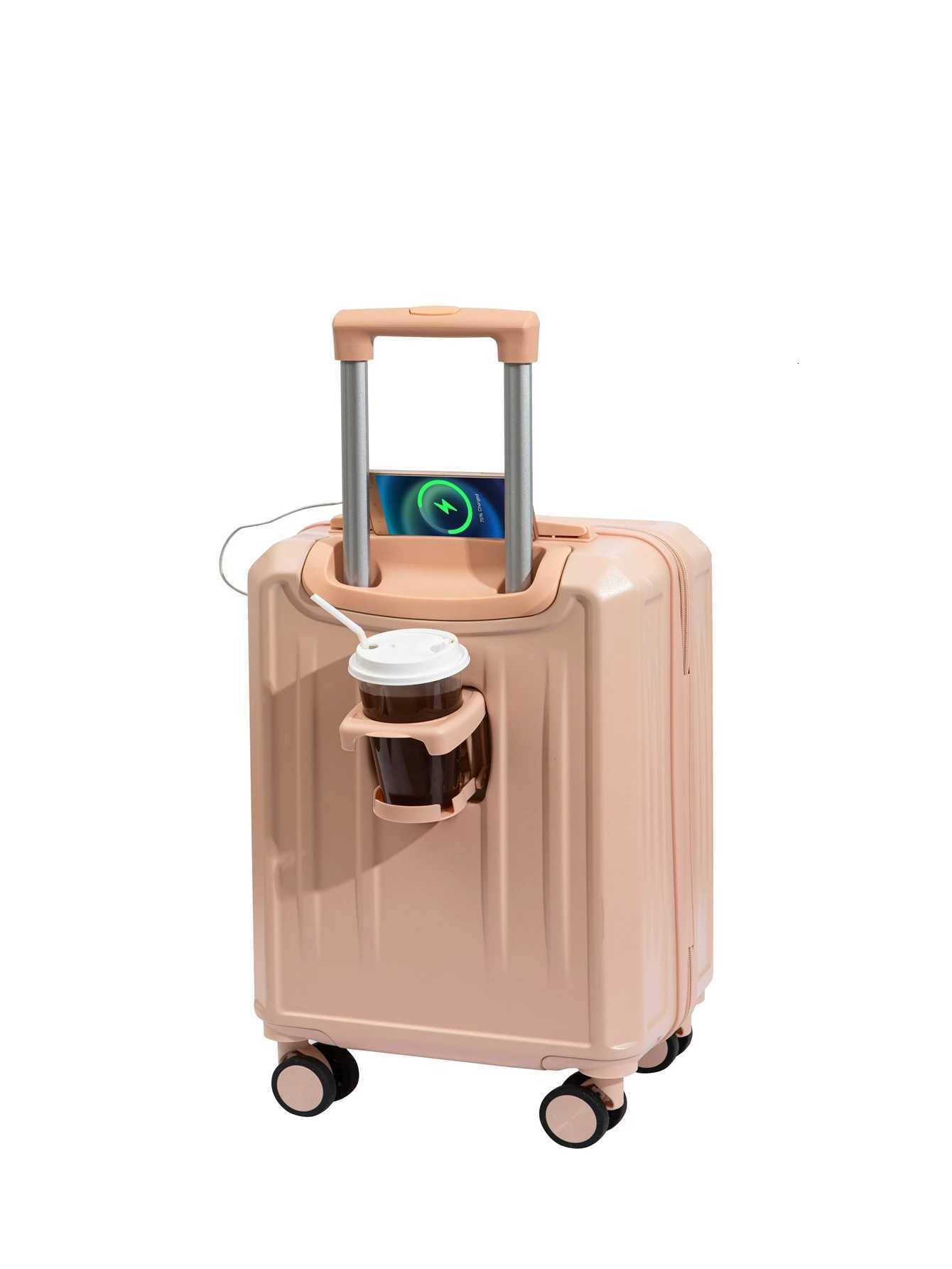 The bright face thickens the sportsstyle rod box suitcase solid wearresisting large capacity male and female zipper password bW251024