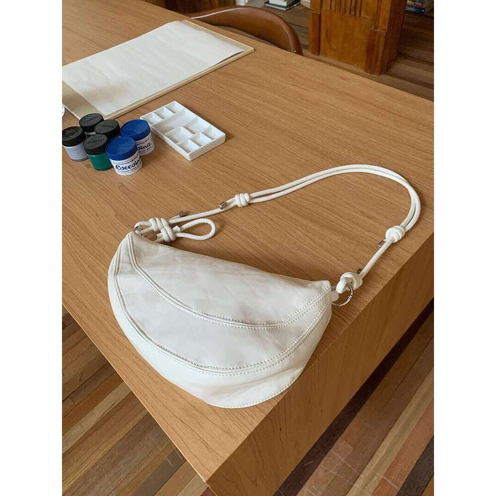 2025 New Niche Underarm for Women Summer High-end Fashion Baguette Casual Commuter PU Shoulder Bag