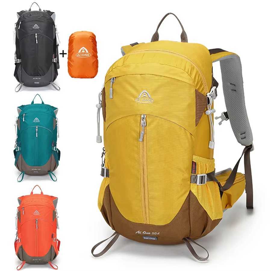 30L Lightweight Hiking Backpack with Rain Cover Outdoor Sport Travel Bag Daypack for Camping Climbing Skiing Cycling Men Women J251024