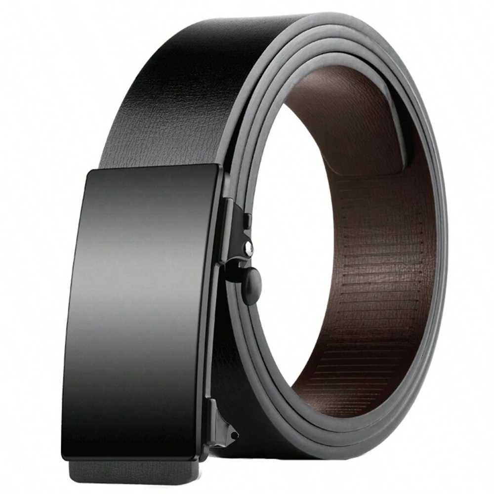 Highquality Fashion Mens Automatic Buckle Belt Simple And Versatile Business Belt Suitable For All Formal Occasions W251024