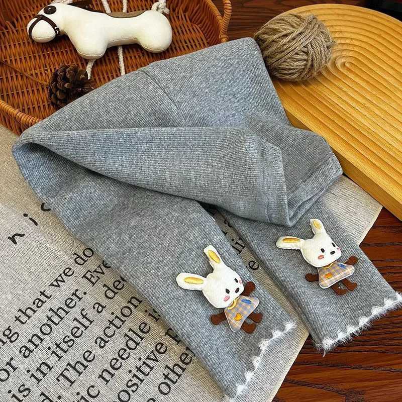 Kids Fleecelined Leggings for Girls New Autumn 2025 Model Thickened Winter Keep Warm Pants for BabyT251024