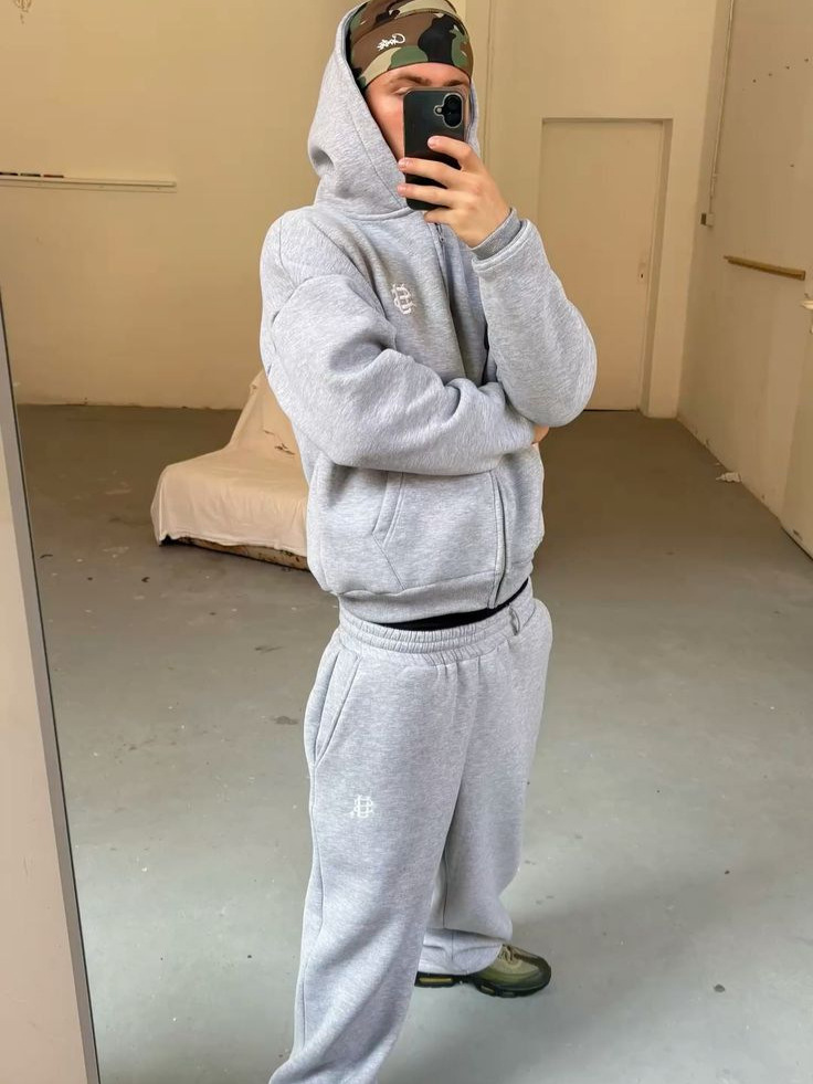 Men's Tracksuits SUVENE Tracksuit Men Designer Hoodie Shorts Loose Pants Embroidery Jacket Street Shirt Leg Openings Wide Jeans