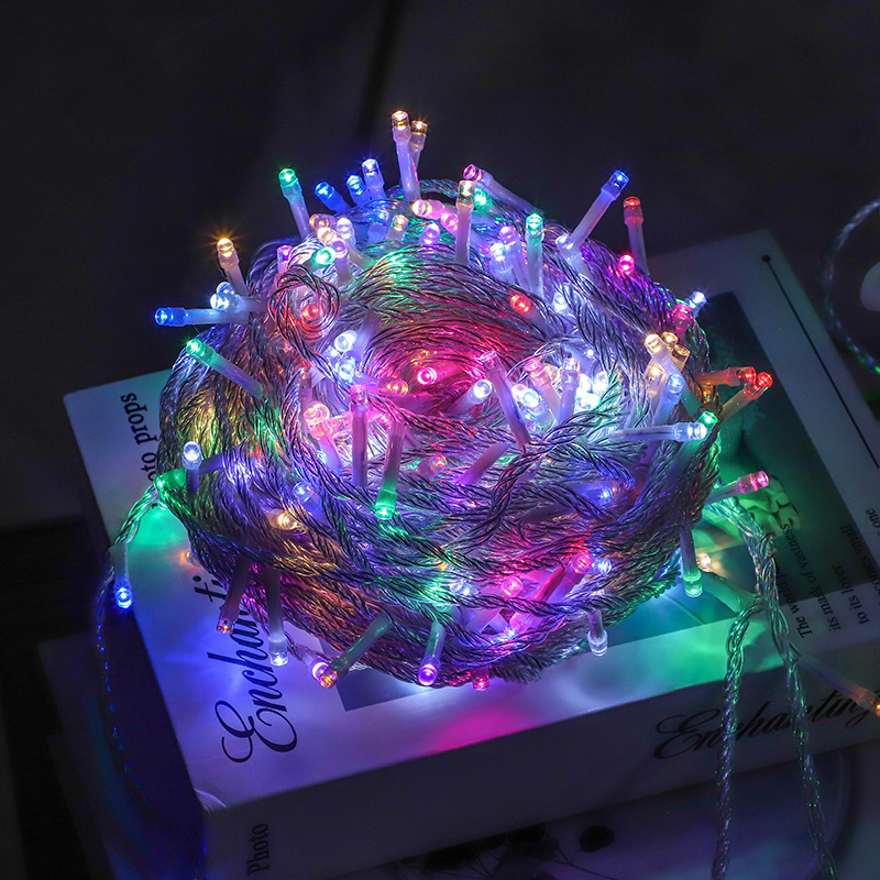 LED Starry String Lights, 10M/20M 100/200 LEDs 220V Multicolor/Warm White Fairy Lights for Christmas Party Decoration161--MTX