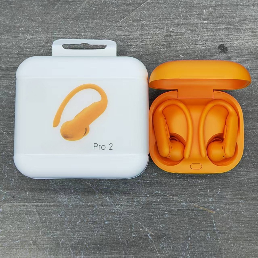 Power Pro2 ANC Earbuds Wireless Bluetooth Earphone Headset Orange Purple Grey Sports Headphone In-ear Earphones