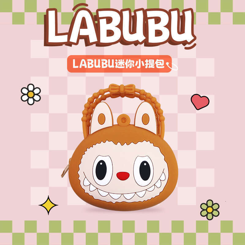 Hot Selling New Silicone Purse Mini LABUBU Small Handbag Cartoon Children's Coin Bag Designer Bags