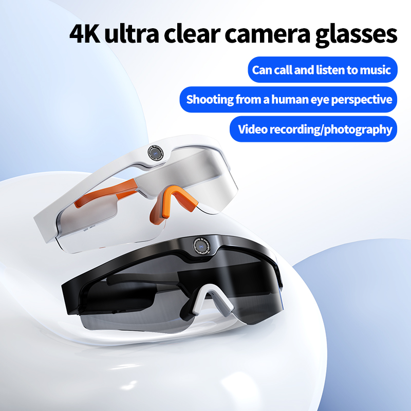 Smart Glasses with Camera Video Camera Glasses with TF Card Outdoor Sport Recording Glasses for Driving Riding Hiking Sunglasses Video Glasses Sport G
