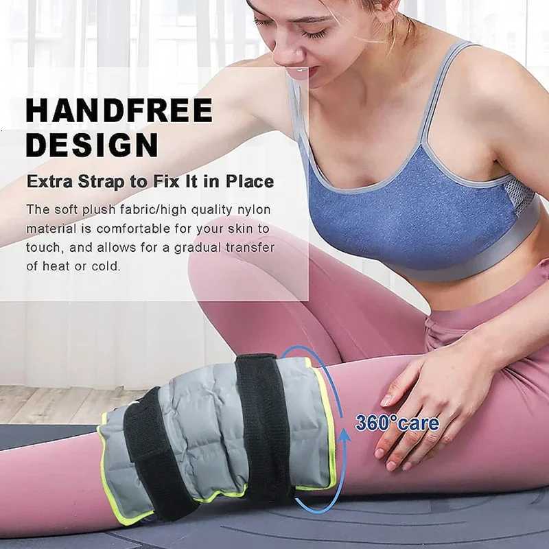 Knee Ice Pack Wrap for Injuries Selfabsorbing Water Knee Pads Ice Pack Physiotherapy Hot Compresses Heated Knee Pads Sports PadW251024