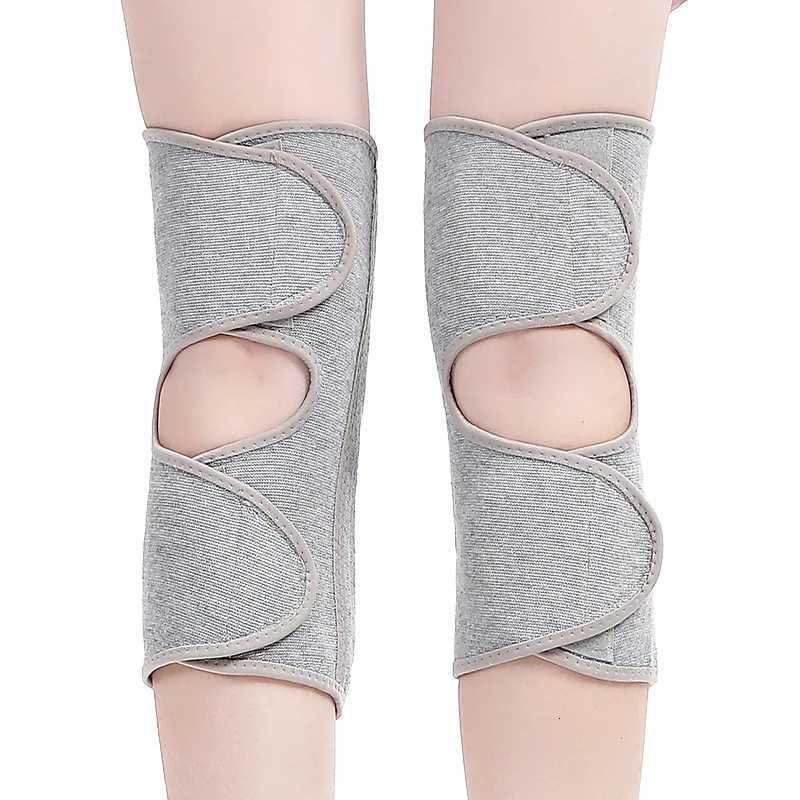 Hook and Loop Wool Knee Pads To Keep Warm Old Cold Legs in Autumn and Winter Cashmere Fur Integrated Knee Pads for CyclingW251024