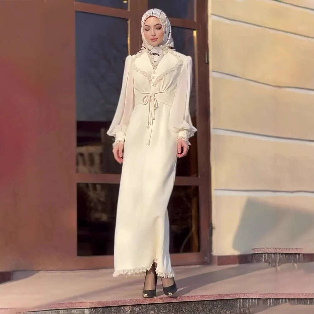 Spring 2025 New Design Elegant Sleeve Long Comfortable Women's Dress