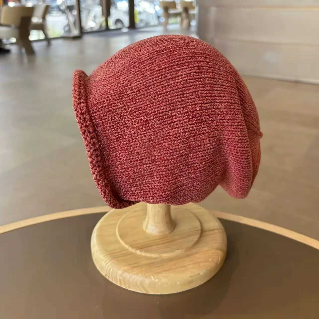 2025 Winter Children Knitted Hat 28Y Solid Color Warm Girls Boys Ear Protection Caps Fashion Kids Stacked Hats AccessoriesL251024