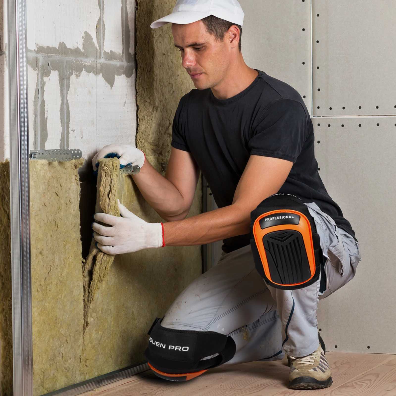 Knee Pads for WorkGardening and Construction with NonSlip Heavt Duty CapThick Foam PaddingGel CushionW251024