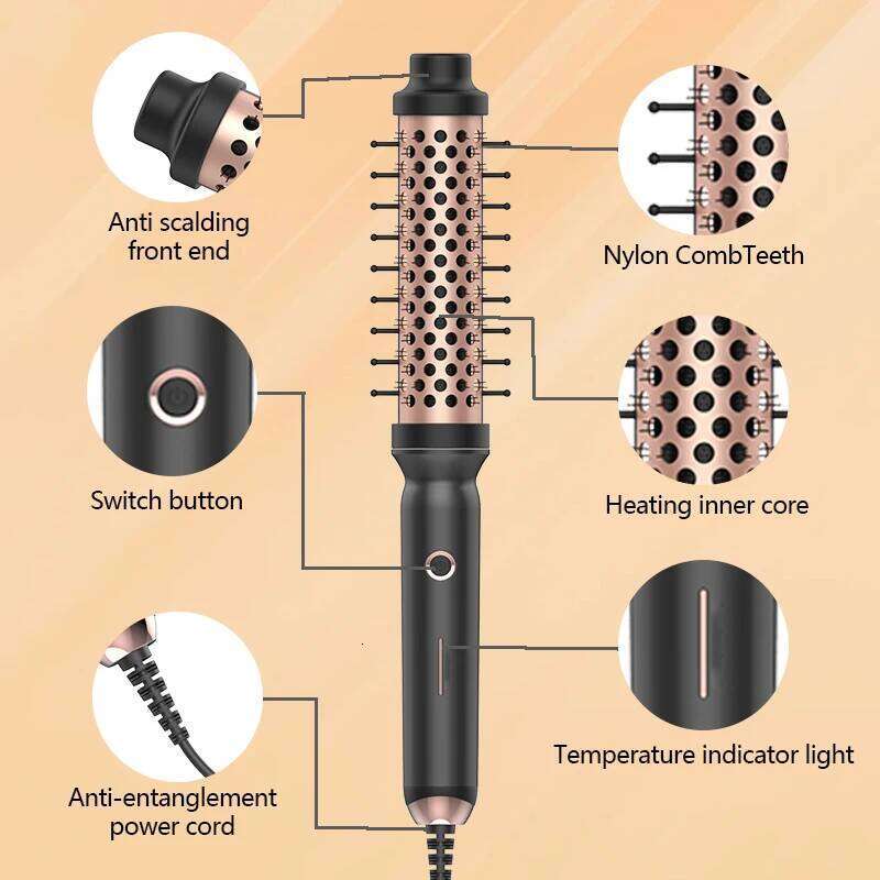 US-standard plug Four-level temperature adjustment Multi-style comb for both straightening and curling