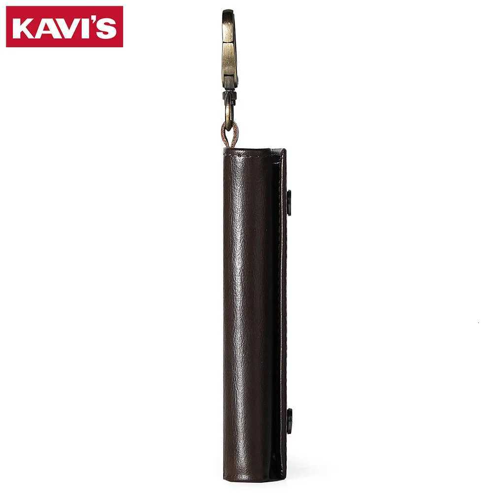 KAVIS 100 Genuine For Man Wallet Senior Top Layer Cow Leather With Card Clip Key Case Style Bag Super Value popular Gift Z251023