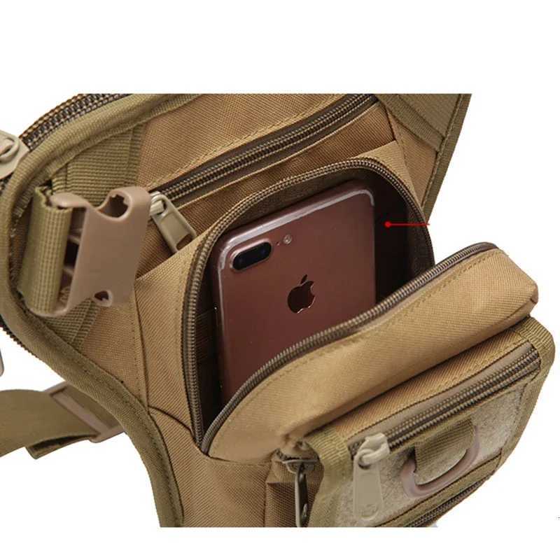 Men Waist Belt Fanny Pack Bag Nylon Motorcycle Rider Travel Climb ctics Bags for Outdoor Shorts Pistol Gun Hip Bum BagL251024