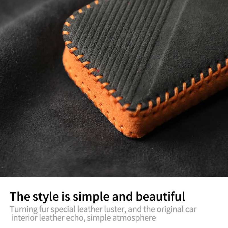 Alcantara Suede Car Key Case Fob Cover Key Bag Shell for LynkCo LynkCo 05 06 5 6 Lynk Co 05 06 01 09 Auto Accessories Z251023