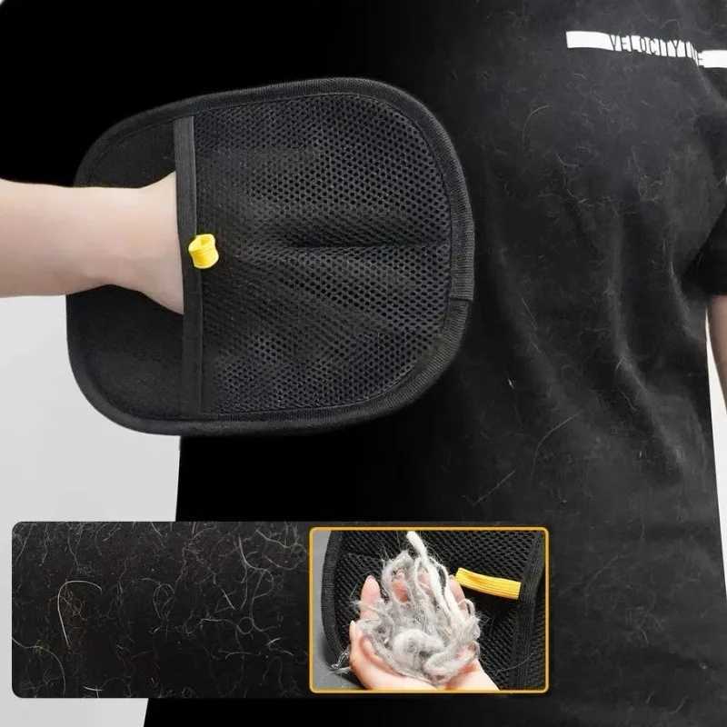 Pet Grooming Gloves Brush Kitten Cleaning Glove Removing Dog Cat Hair From Sofa Carpet Clothes Pet Supplies Z20251024