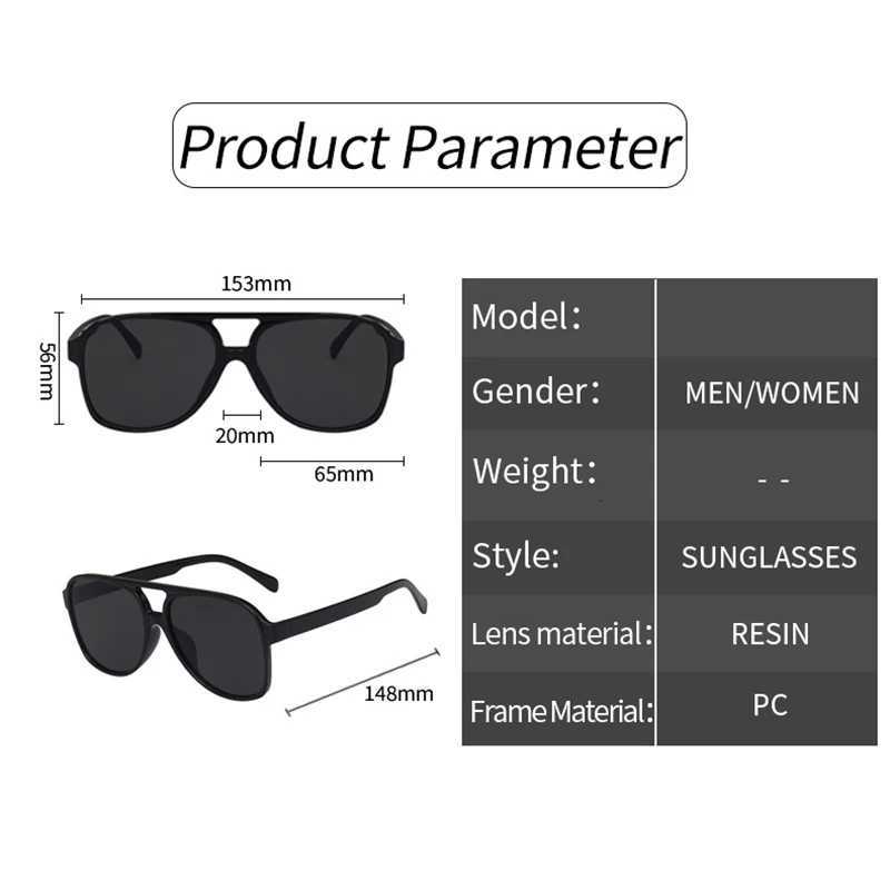 Big Frame Luxury Brand Designer Sunglasses Women For Men Fashion Vintage Trending Square Oversized Sun Glasses Punk Shades UV400T251024