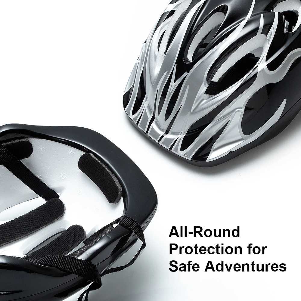 7PCS Kids 6Piece Protective Gear Set Adjustable HelmetKnee Elbow PadsWrist Guards for Skateboard Scooter Roller SkatingW251024