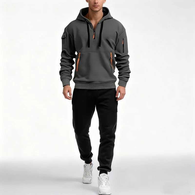 Autumn Winter Trending Tracksuits Men Zipper Hoodie Pant 2 Piece Set Sports Wear Jogging Suits Women sports suitT251024