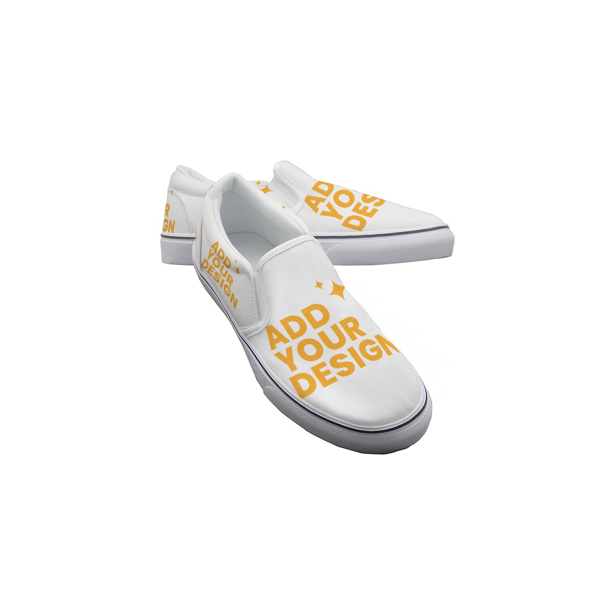DHgatepod Kids Slip-On Casual Shoes - Breathable Canvas Sneakers with Elastic Sides & Removable Insoles for All Seasons