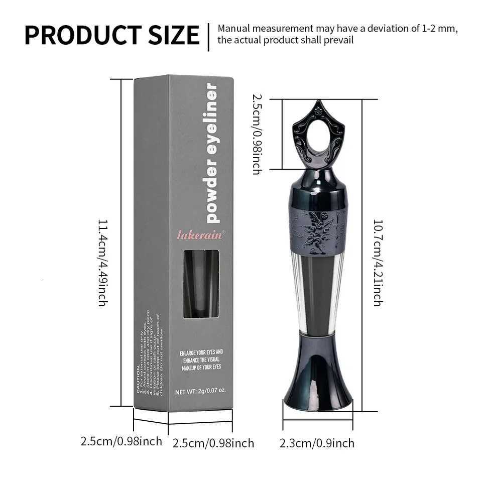 Waterproof Powder Eyeliner Long Wearing Smudge Resistant Vegan Formula Natural Ingredients Easy ApplicationL251024