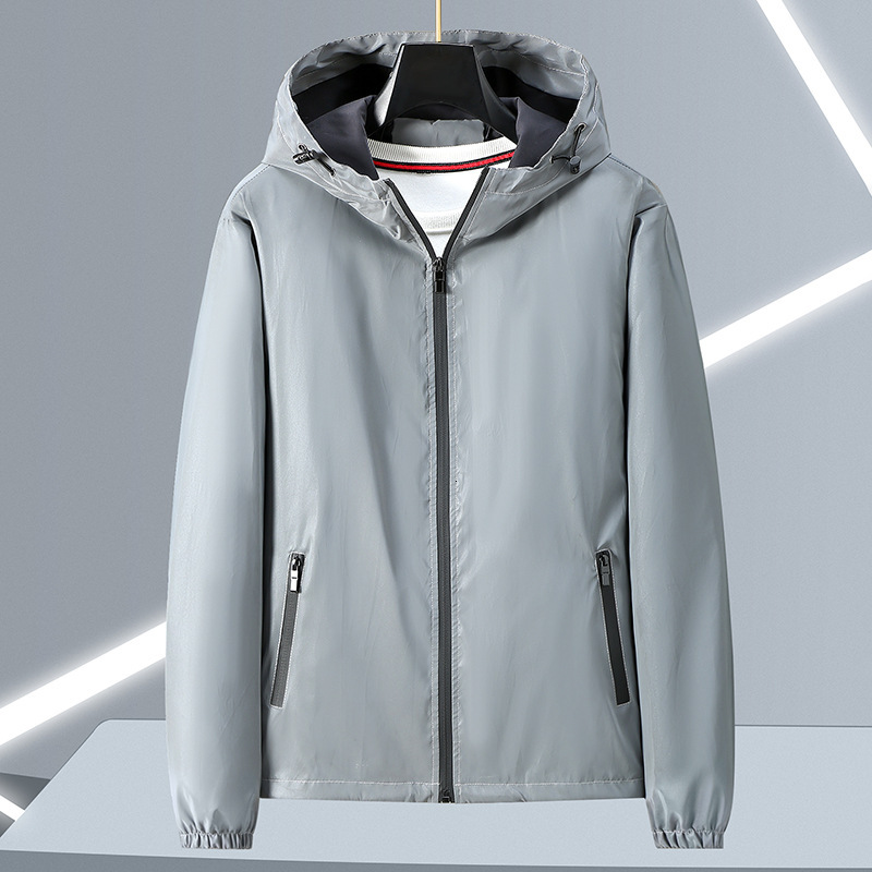 2025 New Outdoor Designer Hoodie Jacket Tracksuit Men Polo Veste Coat Sports Casual Jacket Luminous Coat Men's Cross-border Hot-selling Reflectiv