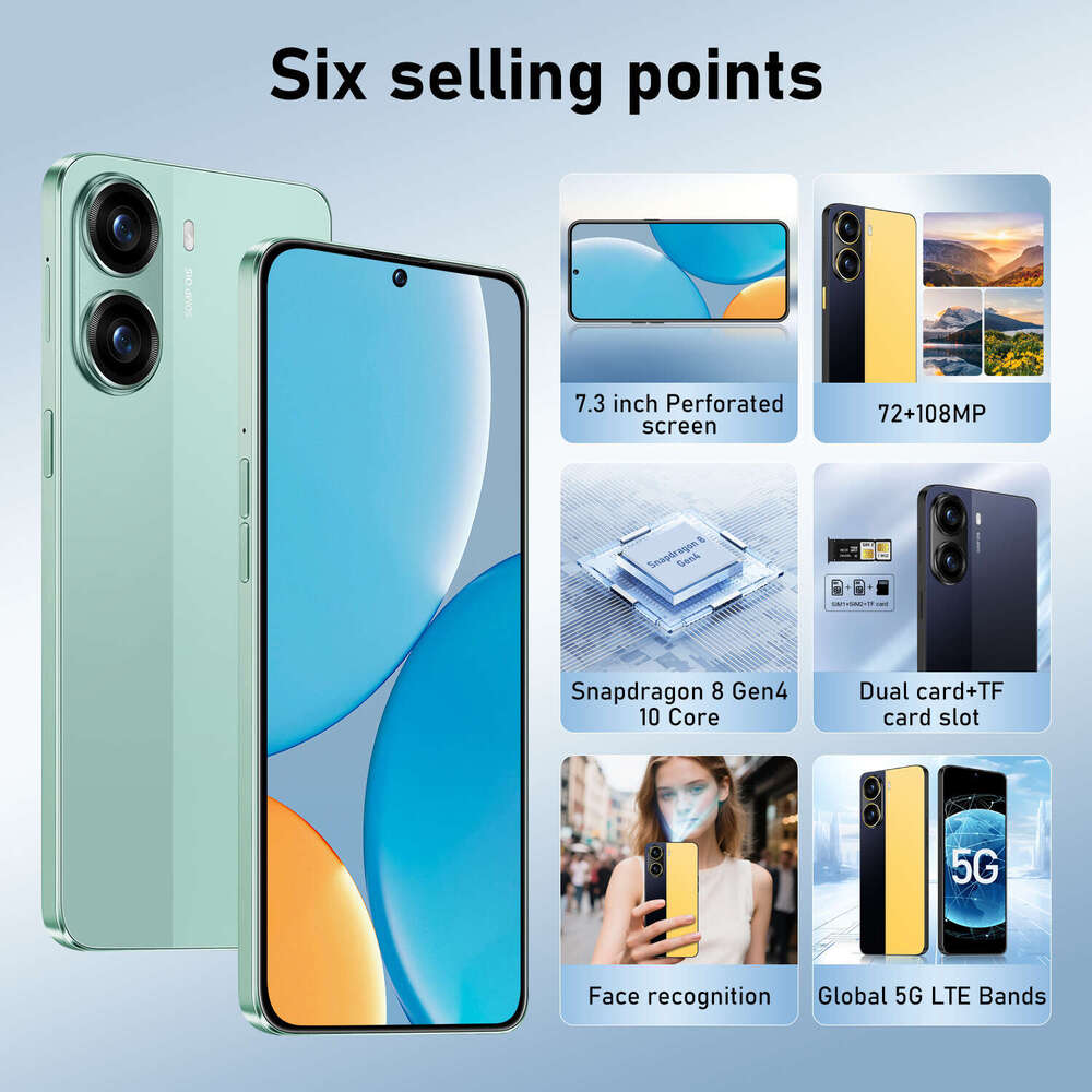 New Arrival Mobile Phone X Pro HD Screen GB Android Smartphone G Cellphone