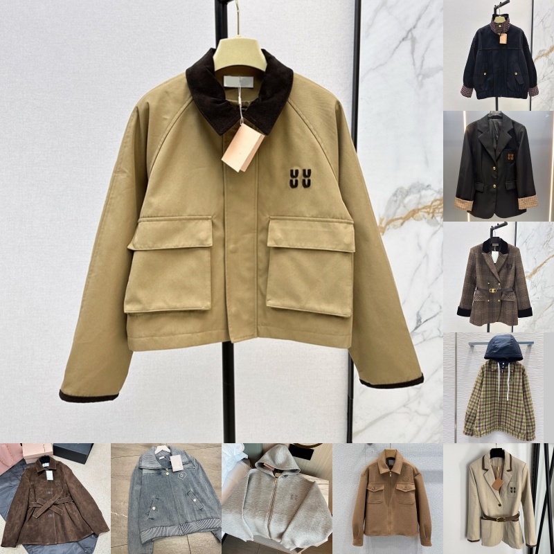 Vintage Women Lapel Jackets Designer Elegant Blazers Spring Autumn Long Sleeve Casual Outerwear Outdoor Street Stylish Ladies Coat