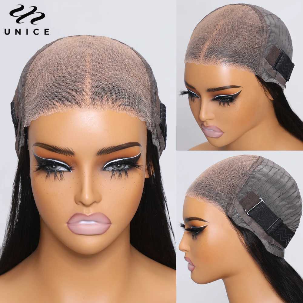 Unice Hair Chestnut Brown Yaki Straight Bob Wig 7x5 Pre Cut Pre Bleached Glueless Wig Human Hair Ready To Wear 150 Density W251023