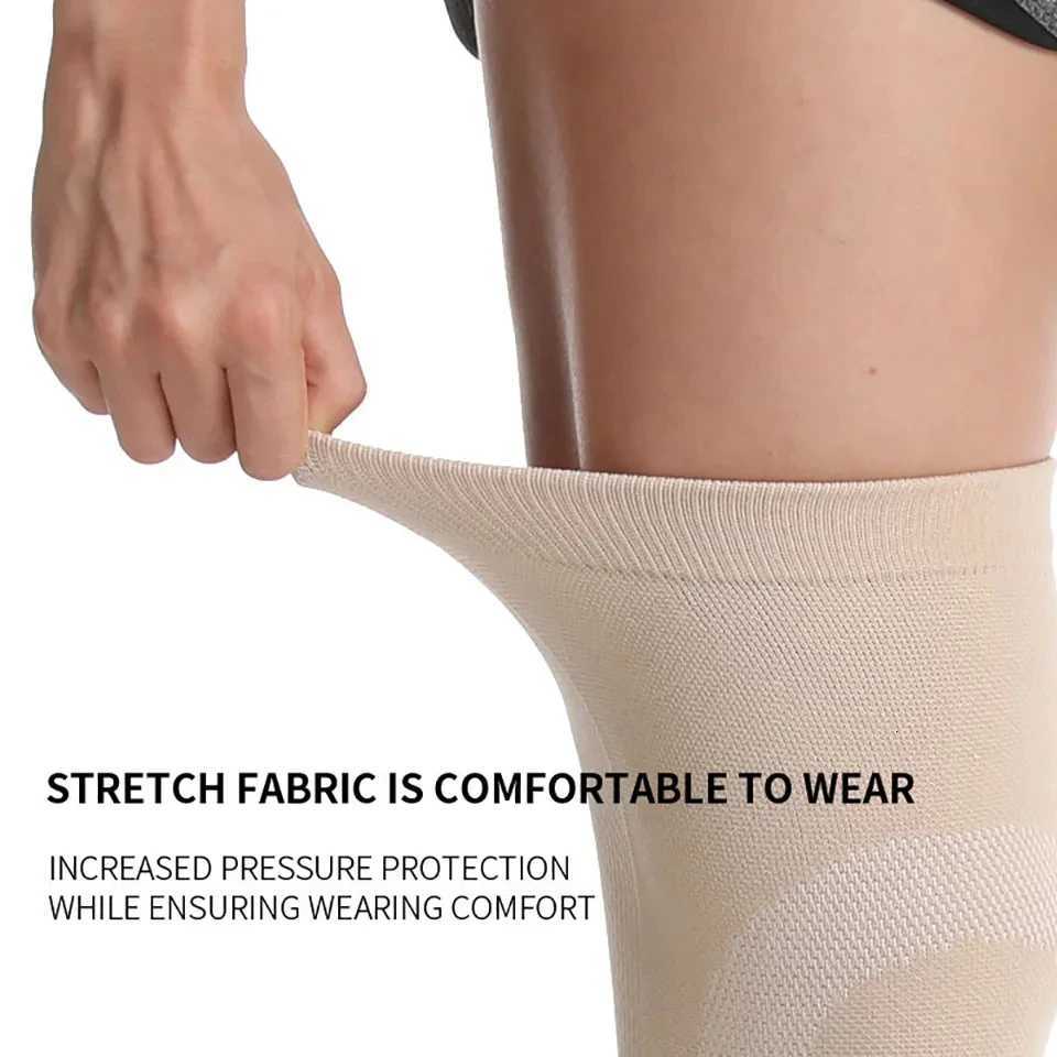 1Pair Summer Ultra Thin Knee Support Brace Sports Knee Pads Gym Running Knee Protector Meniscus Arthritis Injury Ease Knee PainW251024
