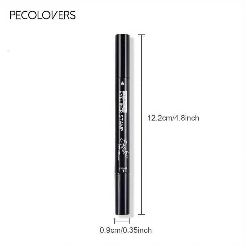 7 Styles Eyeliner Stamp Pen Red Black Liquid Eyeliner Pen Doubleended Lazy Eye Liner Pencil Fast Drying Waterproof Eye MakeupL251024