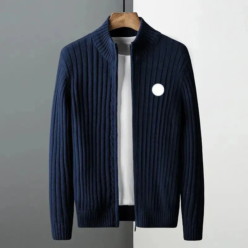 Men's knitted sweater designer knitted sweater men's cardigan zipper fashion casual pullover autumn wool designer cardigan men