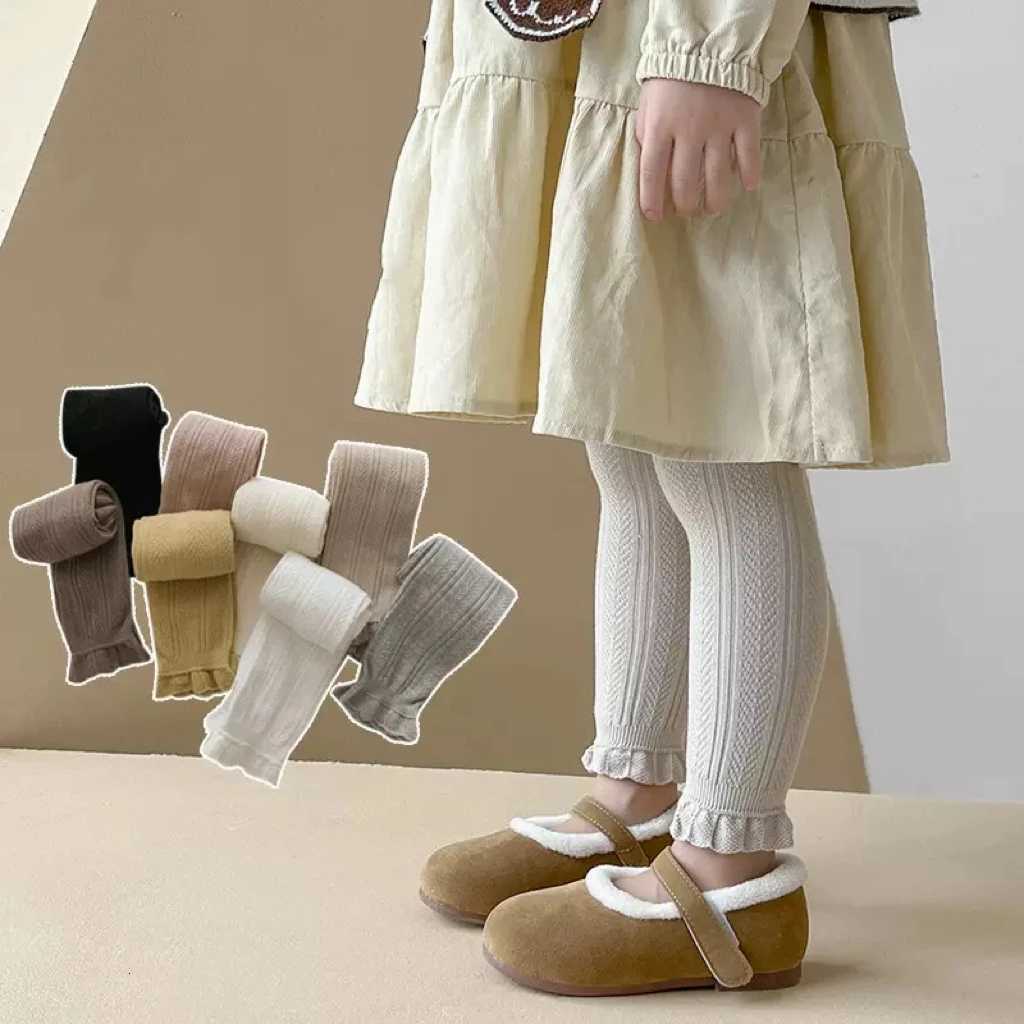1pcs Girl Spring Summer Solid Kid Legging Children Thin Tight Sweatpant Child Casual Pants Autumn Toddler Skinny Cropped TrouserT251024